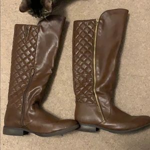 TARGET brand, tall brown boots! Good condition!